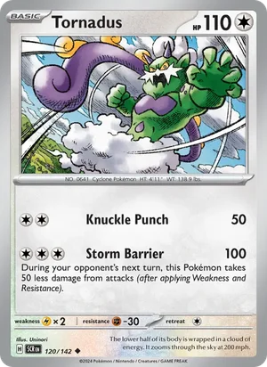 Tornadus Stellar Crown Pokémon TCG Uncommon 120