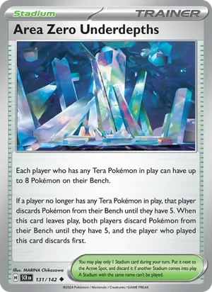Area Zero Underdepths Stellar Crown Pokémon TCG Uncommon 131