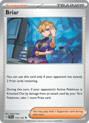 Briar Stellar Crown Pokémon TCG Uncommon 132