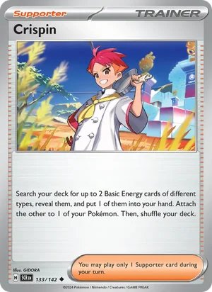 Crispin Stellar Crown Pokémon TCG Uncommon 133