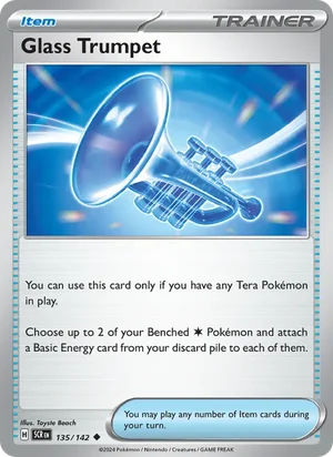 Glass Trumpet Stellar Crown Pokémon TCG Uncommon 135