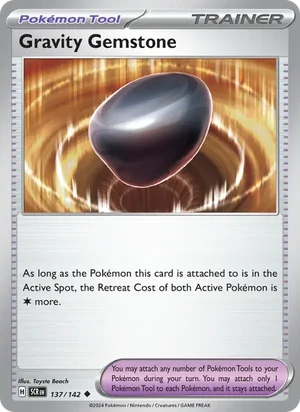Gravity Gemstone Stellar Crown Pokémon TCG Uncommon 137
