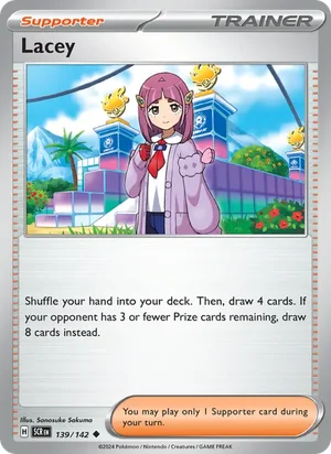 Lacey Stellar Crown Pokémon TCG Uncommon 139