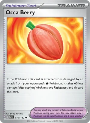 Occa Berry Stellar Crown Pokémon TCG Uncommon 140