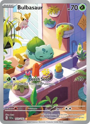 Bulbasaur Stellar Crown Pokémon TCG Illustration Rare 143