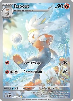 Raboot Stellar Crown Pokémon TCG Illustration Rare 147