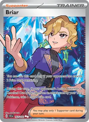 Briar Stellar Crown Pokémon TCG Ultra Rare 163