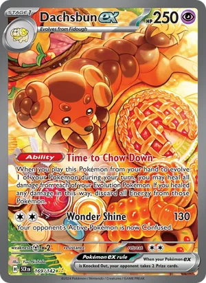 Dachsbun ex Stellar Crown Pokémon TCG Special Illustration Rare 169
