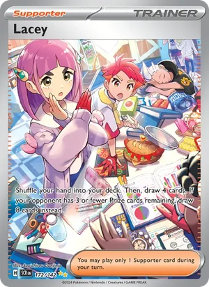 Lacey Stellar Crown Pokémon TCG Special Illustration Rare 172