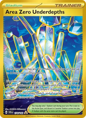 Area Zero Underdepths Stellar Crown Pokémon TCG Hyper Rare 174