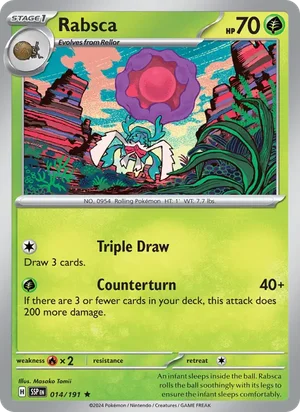 Rabsca 014/191 Rare, Surging Sparks Pokémon TCG card