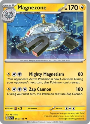 Magnezone 060/191 Uncommon, Surging Sparks Pokémon TCG card