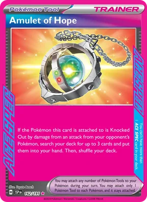 Amulet of Hope 162/191 ACE SPEC Rare, Surging Sparks Pokémon TCG card