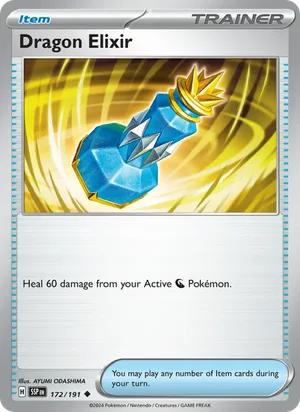 Dragon Elixir 172/191 Uncommon, Surging Sparks Pokémon TCG card
