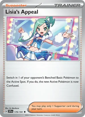 Lisia's Appeal 179/191 Uncommon, Surging Sparks Pokémon TCG card