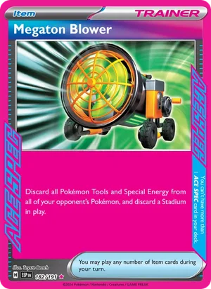 Megaton Blower 182/191 ACE SPEC Rare, Surging Sparks Pokémon TCG card