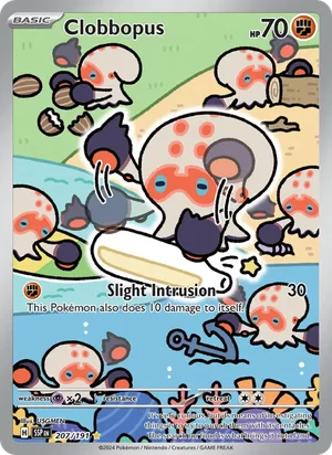 Clobbopus 207/191 Illustration Rare, Surging Sparks Pokémon TCG card