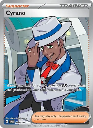Cyrano 230/191 Ultra Rare, Surging Sparks Pokémon TCG card