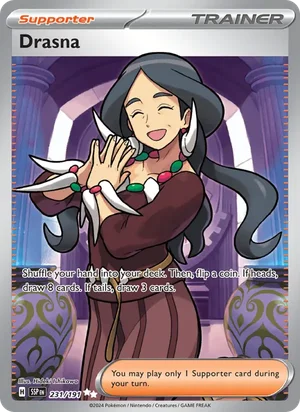 Drasna 231/191 Ultra Rare, Surging Sparks Pokémon TCG card