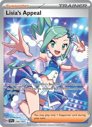 Lisia's Appeal 234/191 Ultra Rare, Surging Sparks Pokémon TCG card