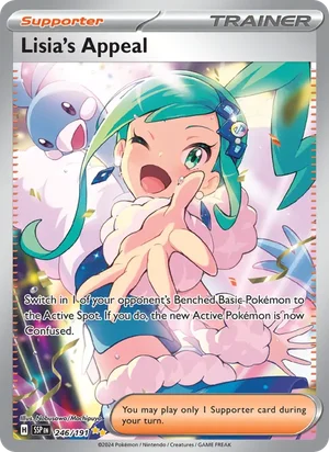 Lisia's Appeal 246/191 Special Illustration Rare, Surging Sparks Pokémon TCG card