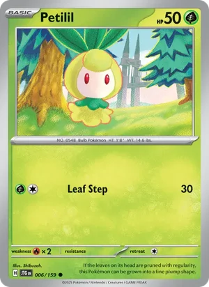 Petilil Journey Together Pokémon TCG Common 006