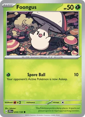 Foongus Journey Together Pokémon TCG Common 010