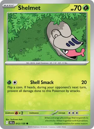 Shelmet Journey Together Pokémon TCG Common 012