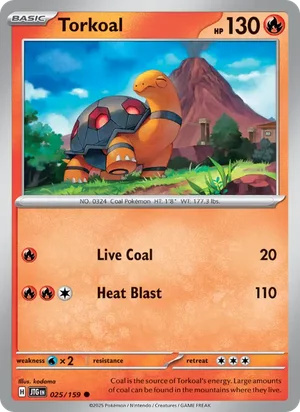 Torkoal Journey Together Pokémon TCG Common 025