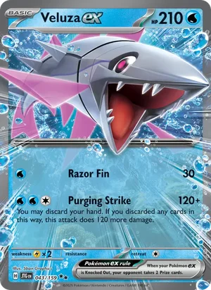 Veluza ex Journey Together Pokémon TCG Double Rare 043