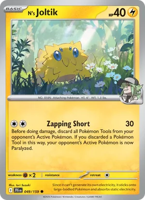 N's Joltik Journey Together Pokémon TCG Common 049