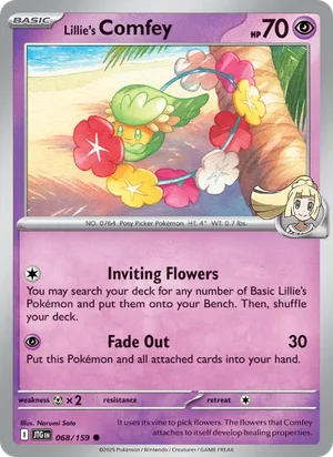 Lillie's Comfey Journey Together Pokémon TCG Common 068