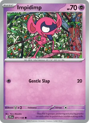 Impidimp Journey Together Pokémon TCG Common 071