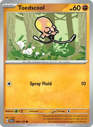 Toedscool Journey Together Pokémon TCG Common 088