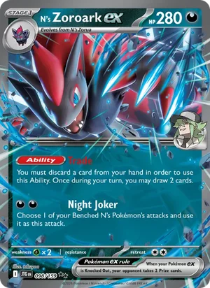 N's Zoroark ex Journey Together Pokémon TCG Double Rare 098