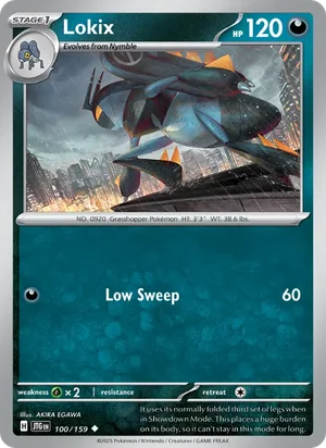 Lokix Journey Together Pokémon TCG Uncommon 100