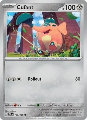 Cufant Journey Together Pokémon TCG Common 109