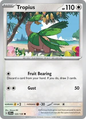 Tropius Journey Together Pokémon TCG Common 123