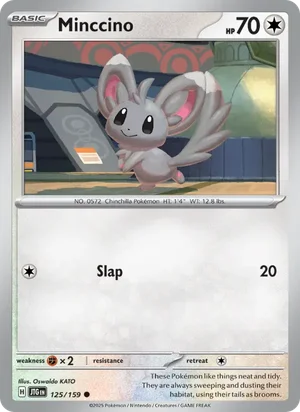 Minccino Journey Together Pokémon TCG Common 125