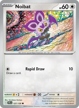 Noibat Journey Together Pokémon TCG Common 127