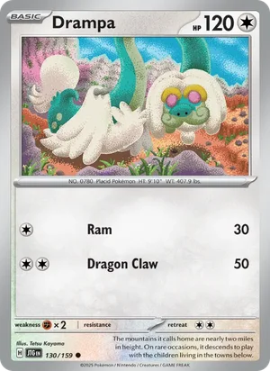Drampa Journey Together Pokémon TCG Common 130