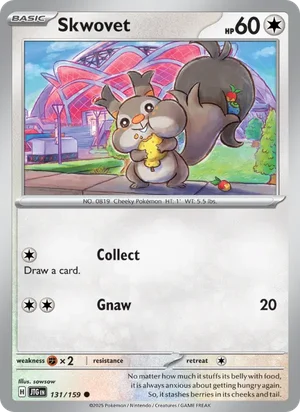 Skwovet Journey Together Pokémon TCG Common 131