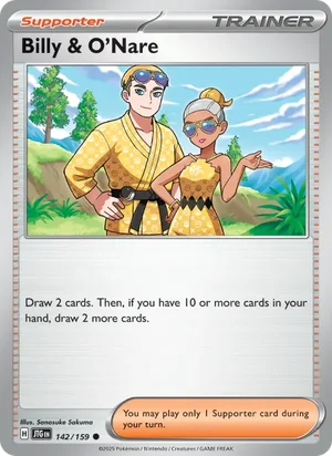 Billy & O'Nare Journey Together Pokémon TCG Common 142