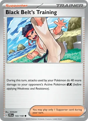Black Belt's Training Journey Together Pokémon TCG Common 143