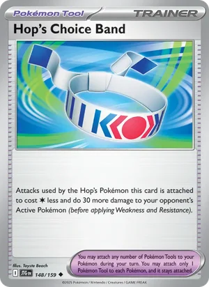 Hop's Choice Band Journey Together Pokémon TCG Uncommon 148