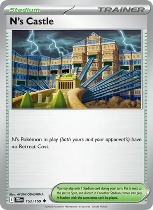 N's Castle Journey Together Pokémon TCG Uncommon 152