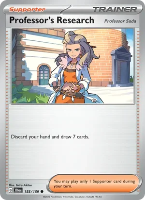 Professor's Research [Professor Sada] Journey Together Pokémon TCG Common 155