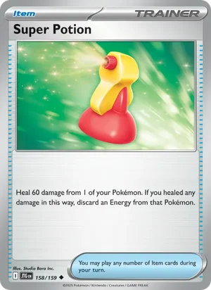 Super Potion Journey Together Pokémon TCG Uncommon 158