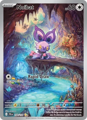Noibat Journey Together Pokémon TCG Illustration Rare 169