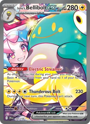 Iono's Bellibolt ex Journey Together Pokémon TCG Special Illustration Rare 183